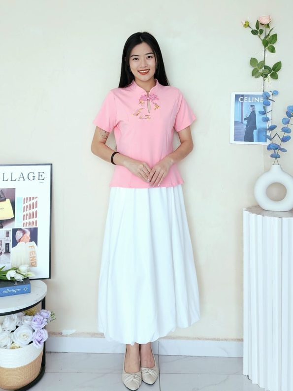 新中式刺绣 Super Cotton Top (309)