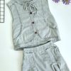高品牛仔套装 (马甲+半裙) (2569)