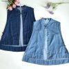 新中式Denim马甲 (A187)