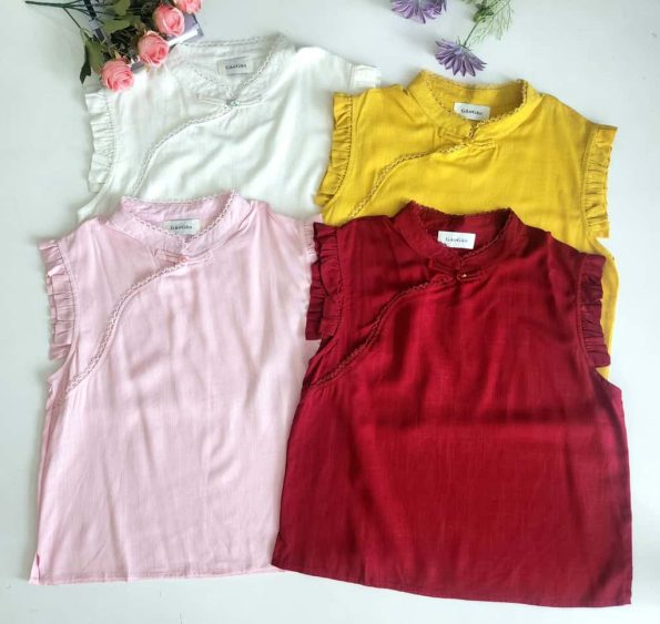 Premium Oriental Linen Top (824)