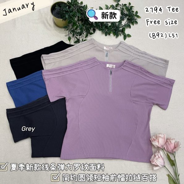 高品竹节棉罗马时装上衣 (JAN2794)