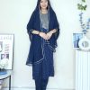 Ivory Punjabi Suit with Dupatta Full Set (9032)