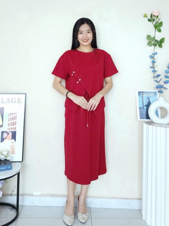 新中式旗袍套装 (4177)