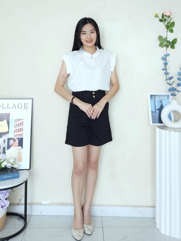 Premium Oriental Linen Top (824)