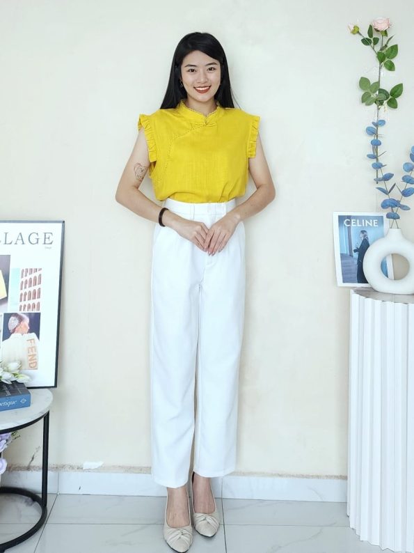 Premium Oriental Linen Top (824)