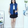 新中式Denim马甲 (A187)