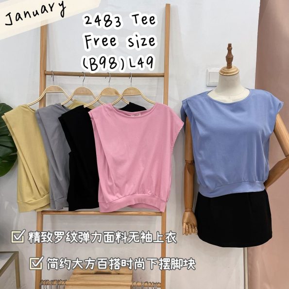 Zaara 袖 Super Cotton Top (JAN2483)