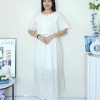 高品桐花套装 (上衣+半裙) (2390)
