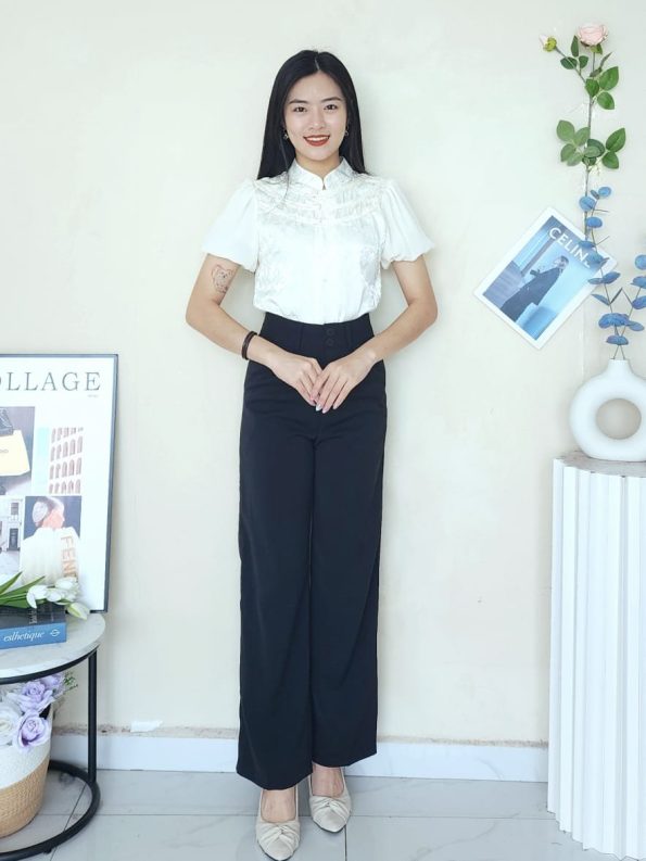 新中式提花时装上衣 (1402)