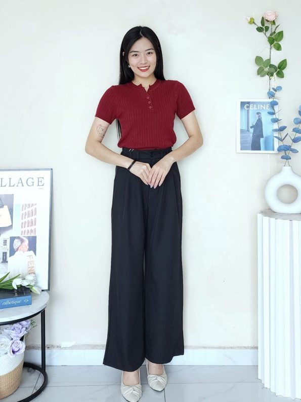 自家编制款棉针织上衣 (3373)