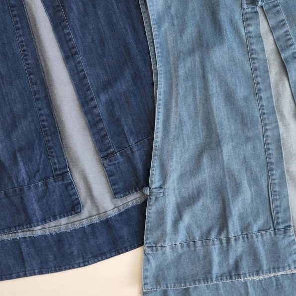 新中式Denim马甲 (A187)