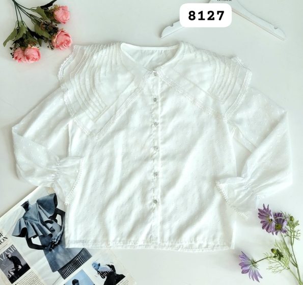 工艺定制款宫廷风时装上衣 (8127)A14 – EE House Fashion